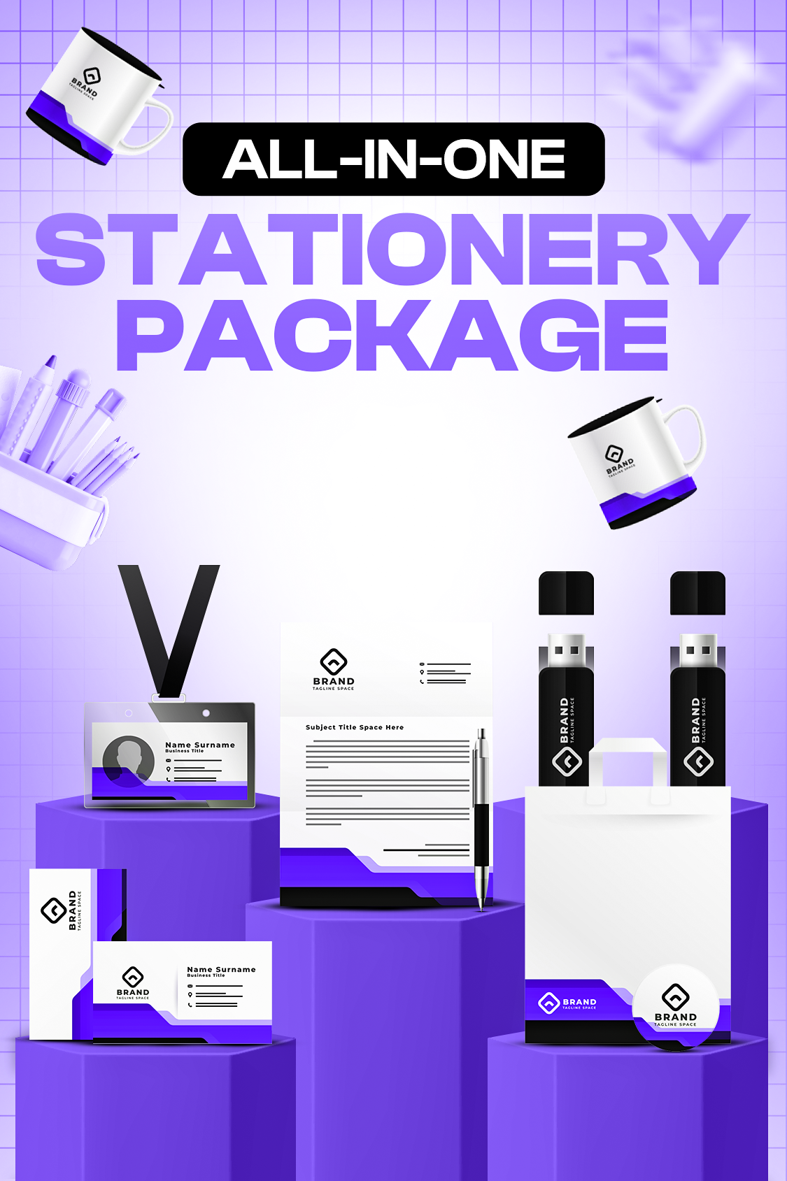 All-in-One Stationery Package