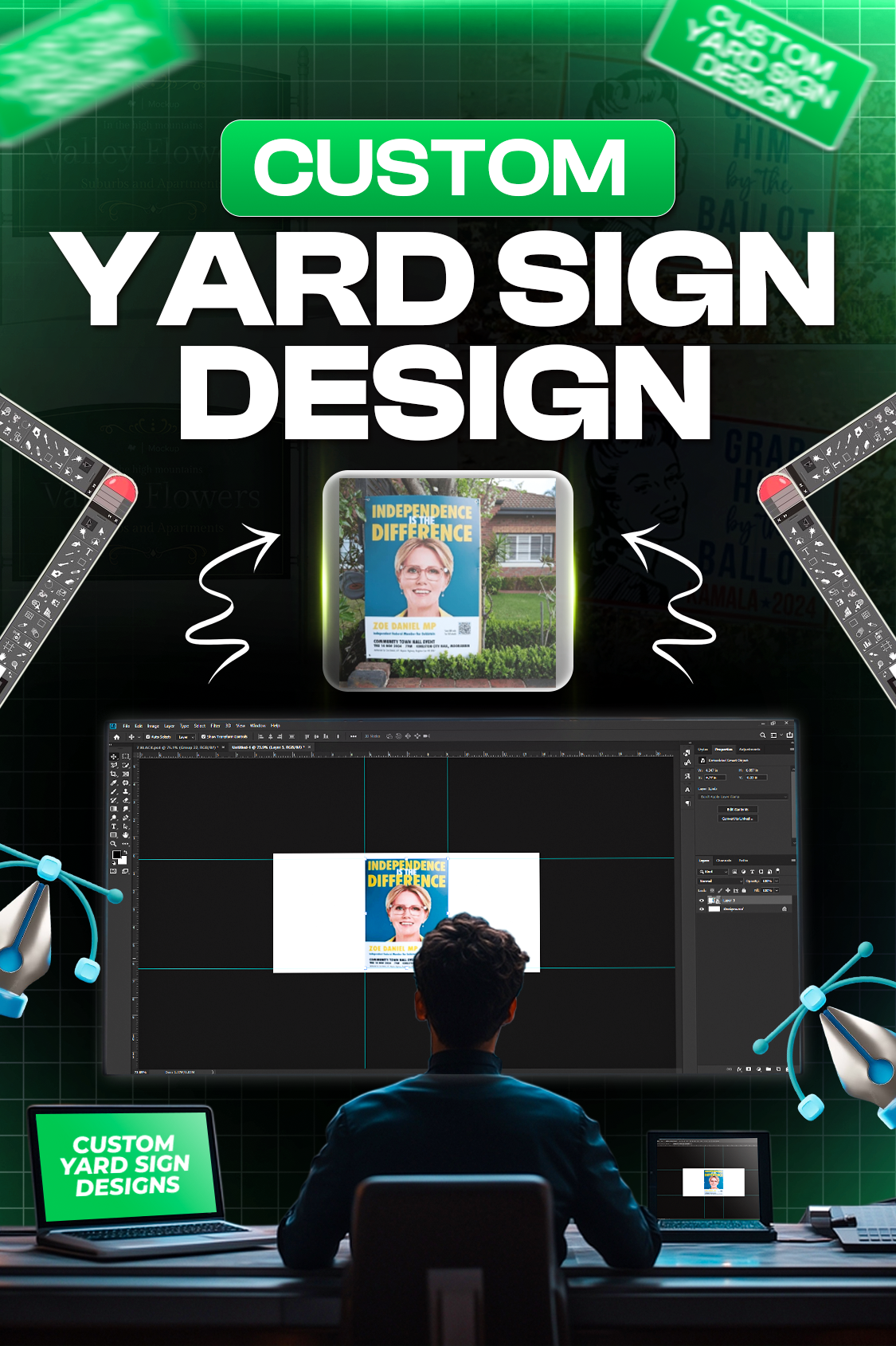 Custom Yard Sign Design