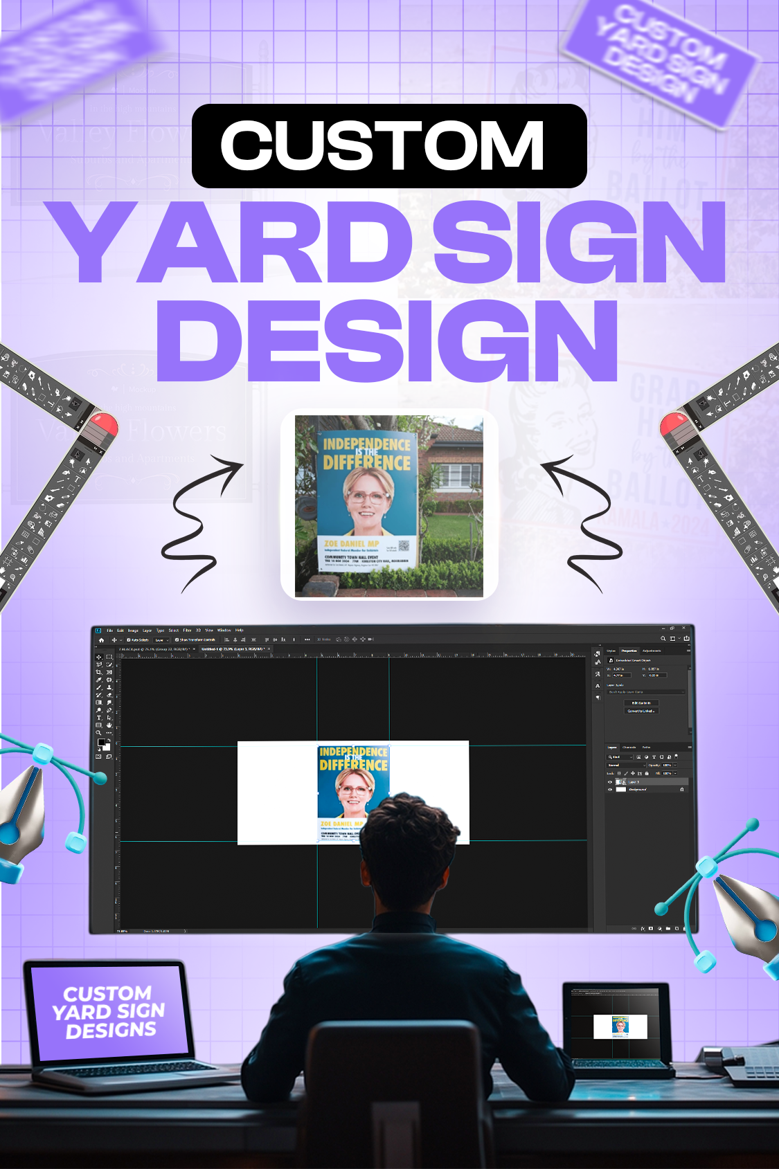 Custom Yard Sign Design